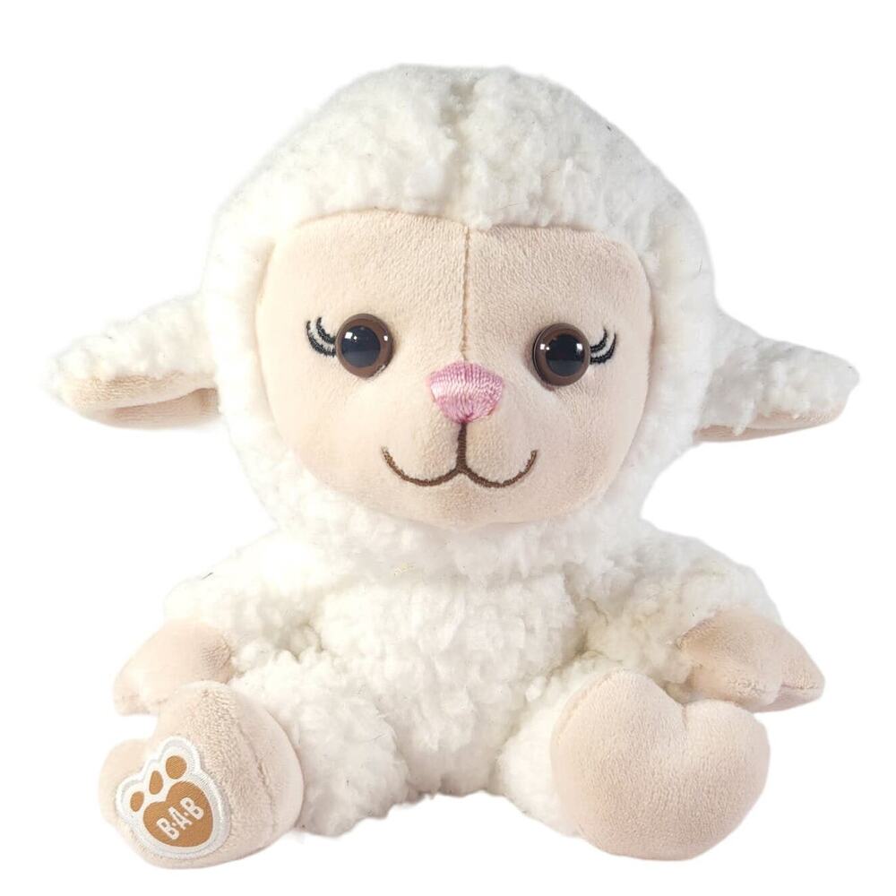 Build-A-Bear Lamb Plush White Cuddly 6 Inch Toy SmallFry Buddies RARE